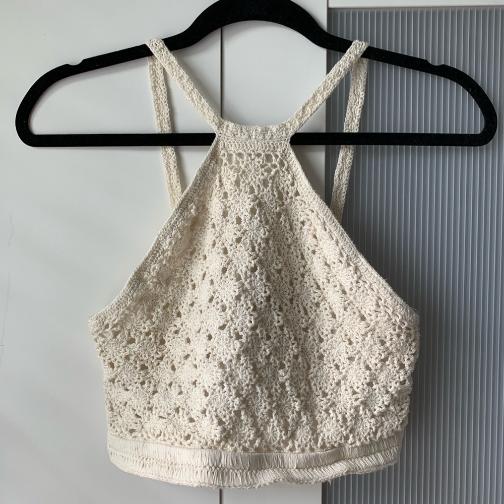 Crochet halter top